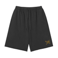 Snow Washed Raw Hem Shorts